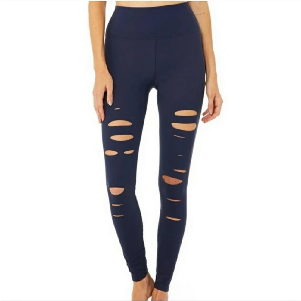 Alo yoga warrior ripped leggings